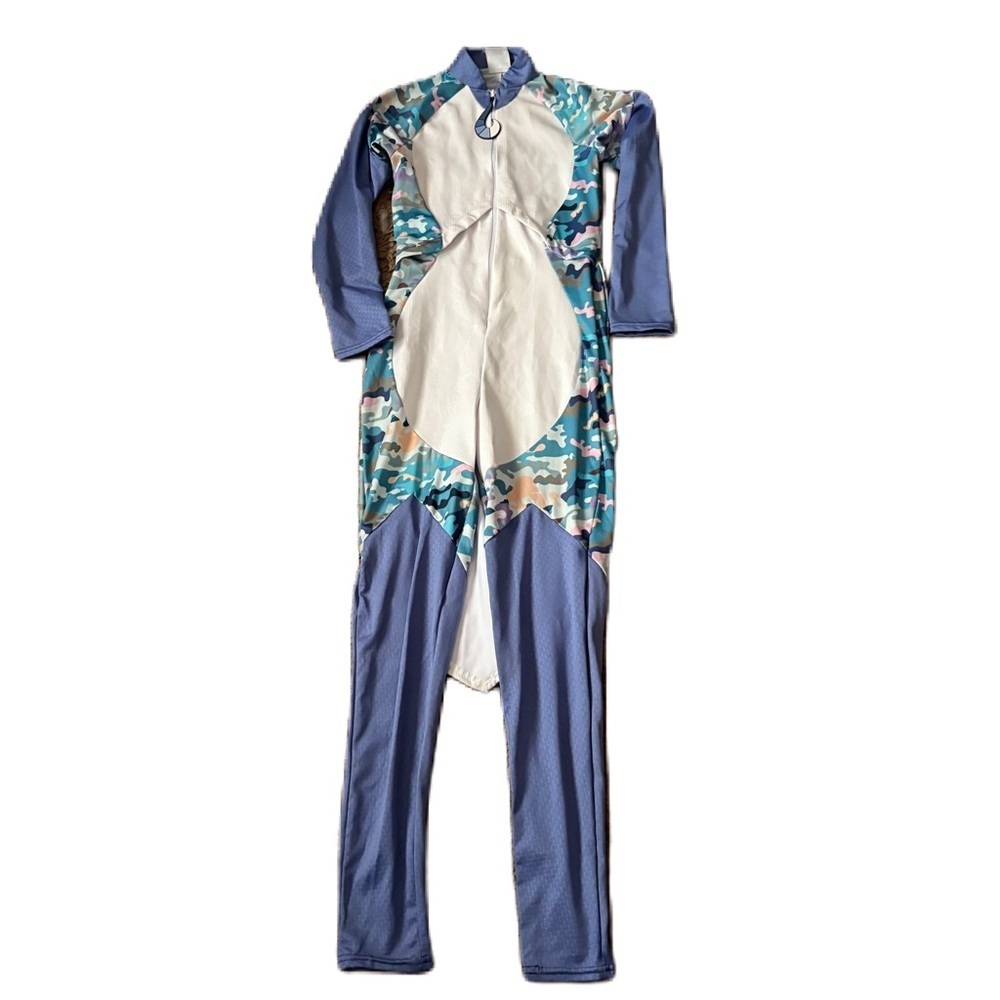 Kids Rena Furtive Miraculous Ladybug Costume Large Blue Bodysuit